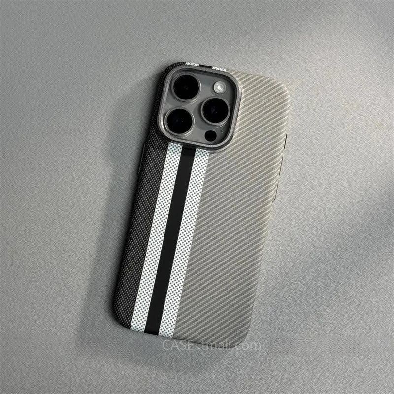 Grey Carbon Fiber Case for iPhone