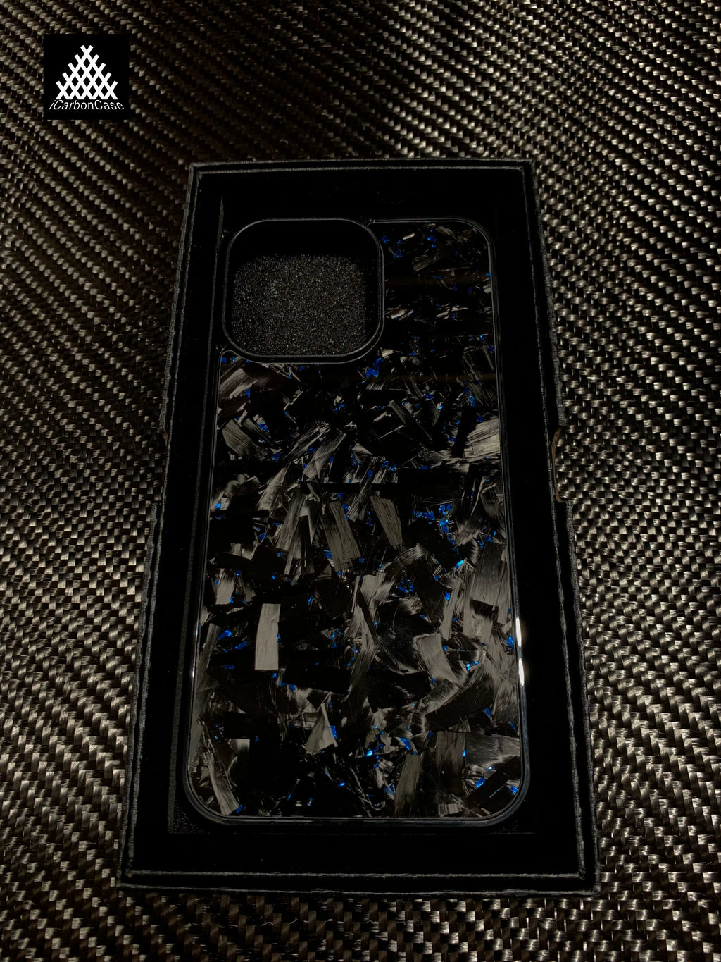 Forged Blue Carbon Case