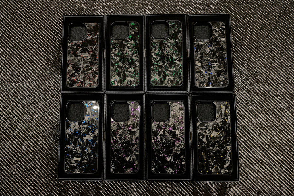 Forged  Silver Carbon Case