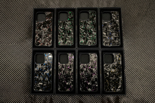 Forged  Silver Carbon Case