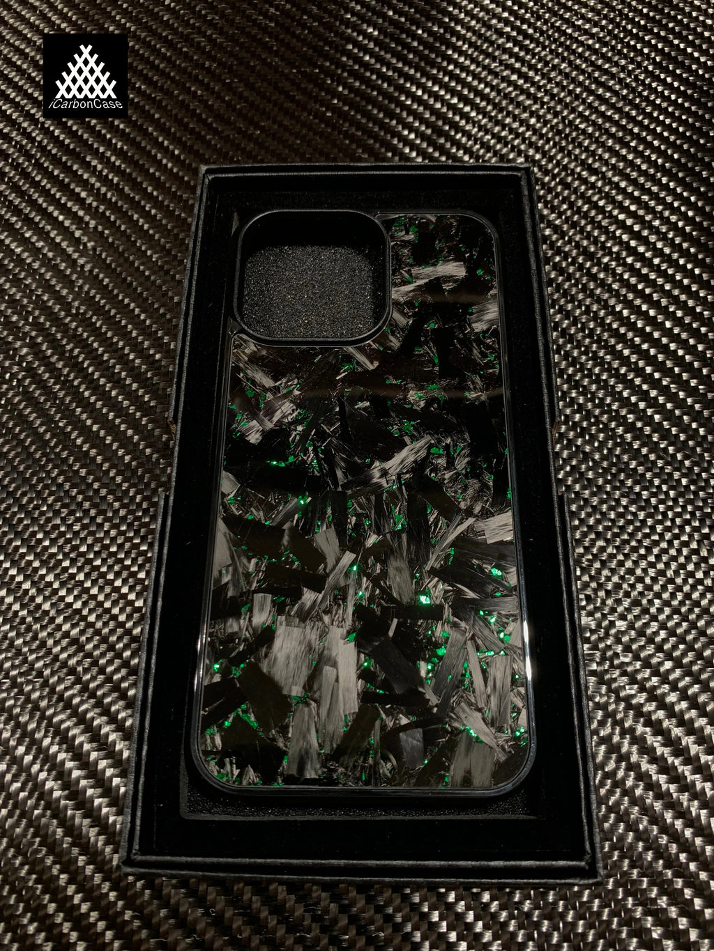 Forged Green Carbon Case